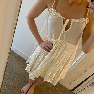 Wild At Heart Babydoll Dress - Ivory - Small